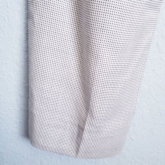 Armani Collezioni Off White Black Diamond Wool Blend Slacks - Picture 7 of 10